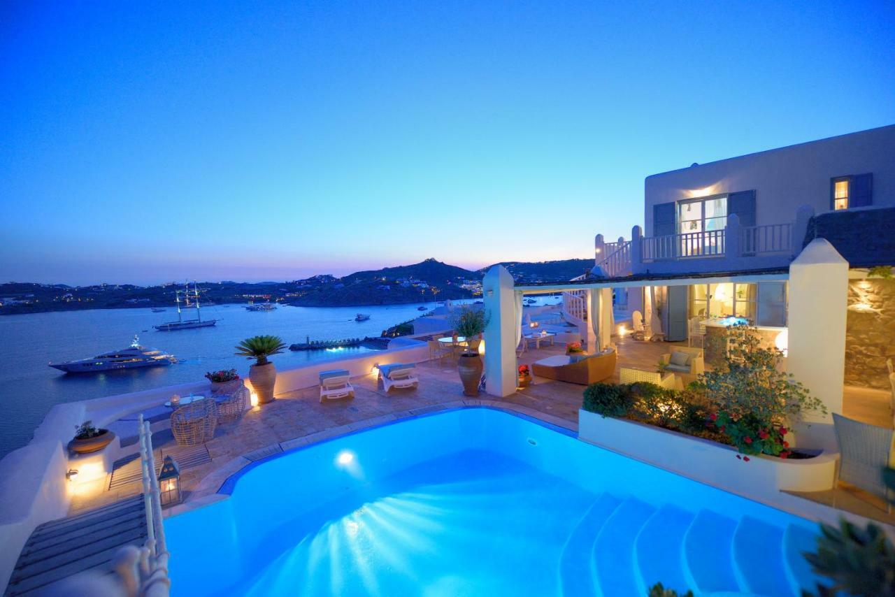 La Vie In Blue Villa Ornos  Exterior foto